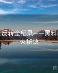 热辣热度反转全纪录——黑料网入口爆火秘诀